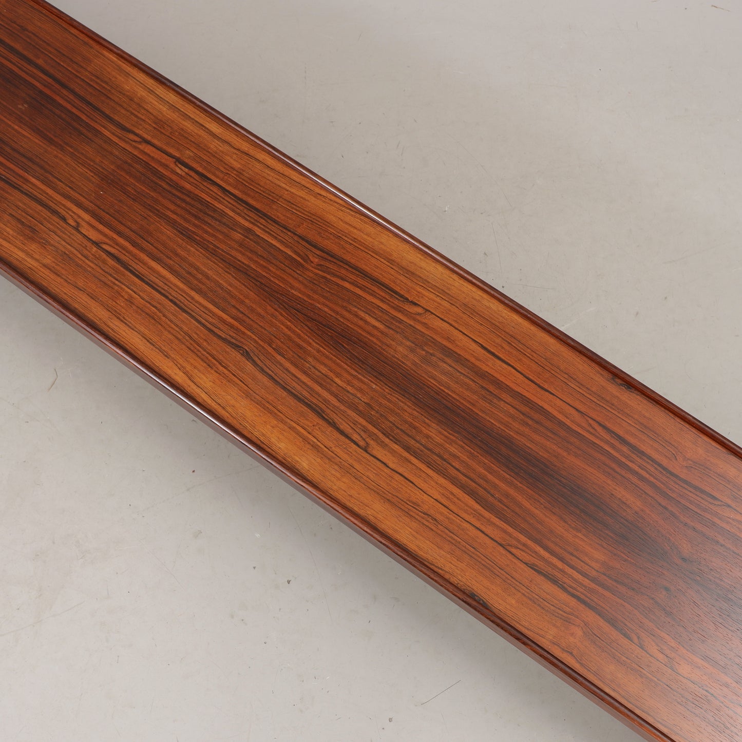 Torbjorn Afdal bench in Rosewood model “Krobo” 2m for Bruksbo, Norway, 1960s