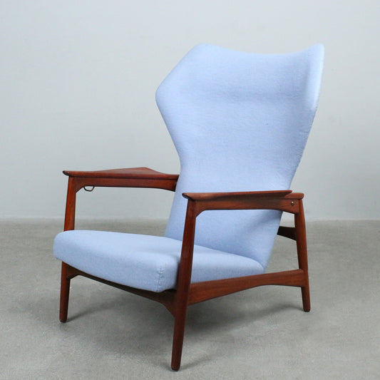 Ib Kofod Larsen armchair "Carlo" Wingback by Carlo Garn Denmark 1960