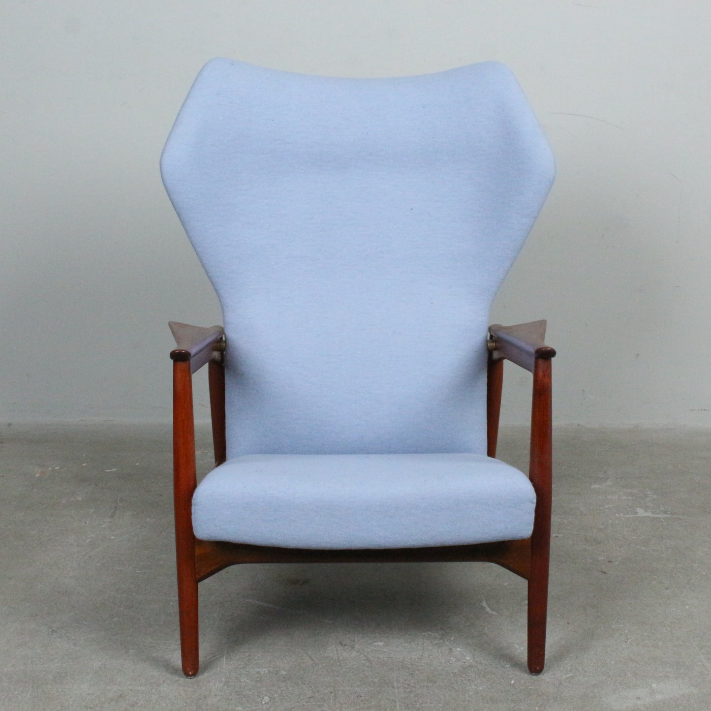 Ib Kofod Larsen armchair "Carlo" Wingback by Carlo Garn Denmark 1960