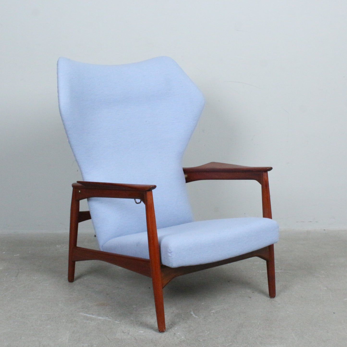 Ib Kofod Larsen armchair "Carlo" Wingback by Carlo Garn Denmark 1960