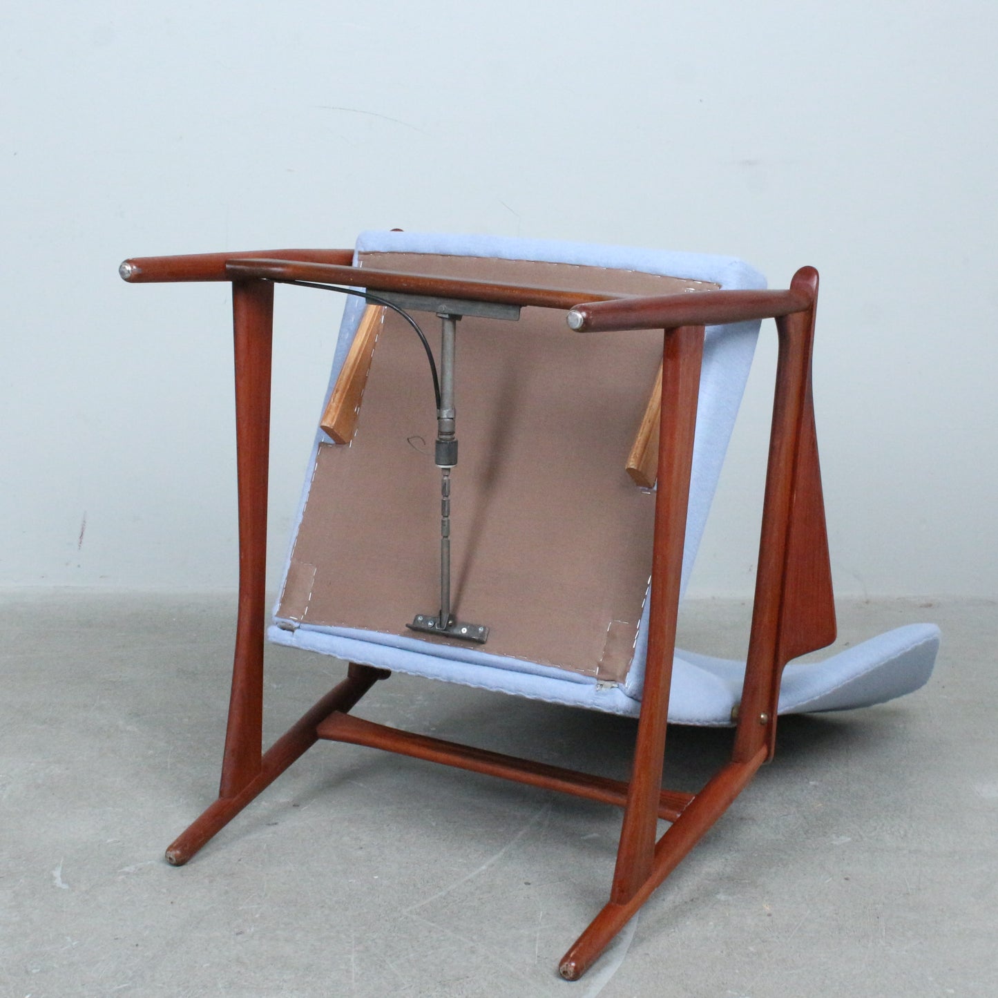 Ib Kofod Larsen armchair "Carlo" Wingback by Carlo Garn Denmark 1960