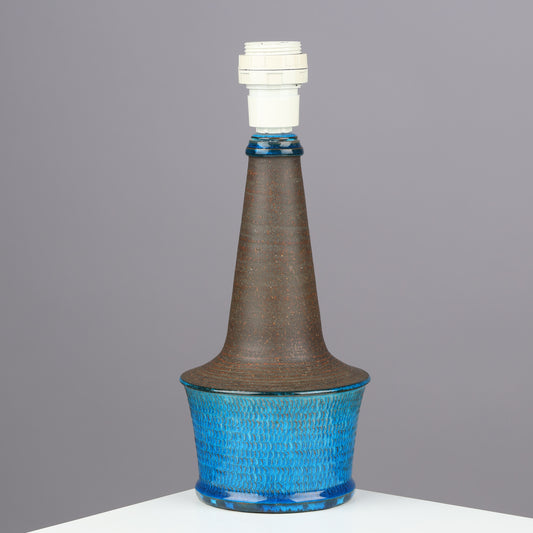 Nils Kahler table lamp ceramic Herman A. Kähler, Denmark, 1960 signed
