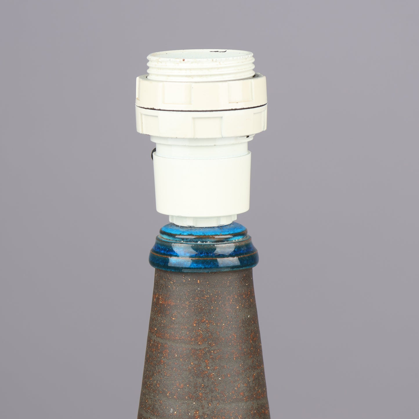 Nils Kahler table lamp ceramic Herman A. Kähler, Denmark, 1960 signed