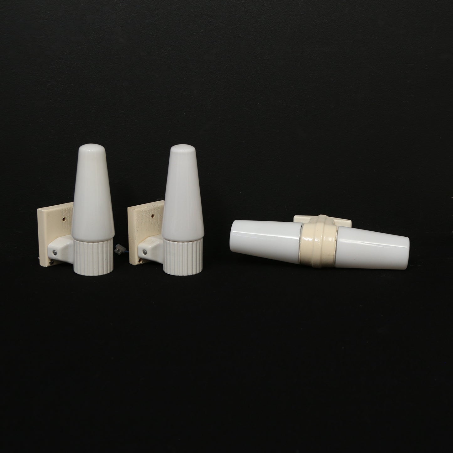 Sigvard Bernadotte Set of 3 Wall Lights for IFÖ Sweden, 1960s