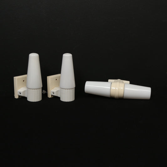 Sigvard Bernadotte Set of 3 Wall Lights for IFÖ Sweden, 1960s