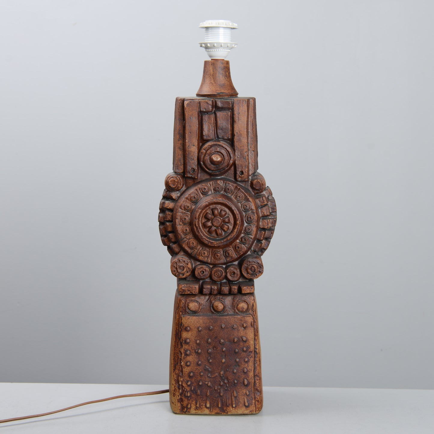 Bernard Rooke Table Lamp monogram signed England 1960