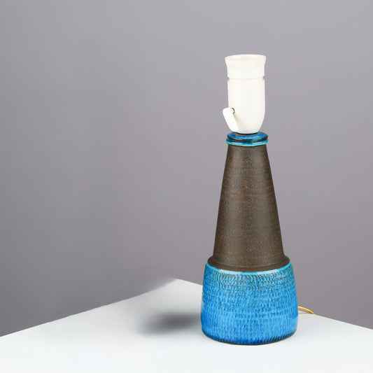 Nils Kahler table lamp ceramic Herman A. Kähler, Denmark, 1960 signed